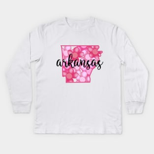 arkansas Kids Long Sleeve T-Shirt